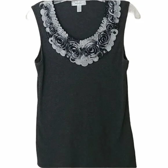 Dressbarn Ribbed Tank - Picture 1 of 3